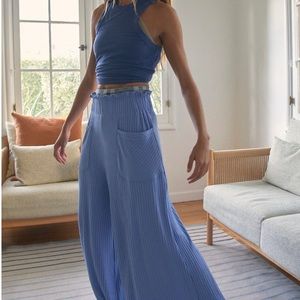 Free People Blissed Out Wide Leg Pants - Medium
